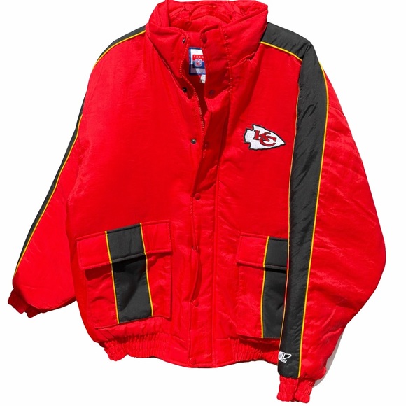 Logo Athletic Kansas City Chiefs Red Puffer Jacket